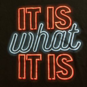 DOM It’s About The Art It Is What It Is Unisex T-shirt Size M